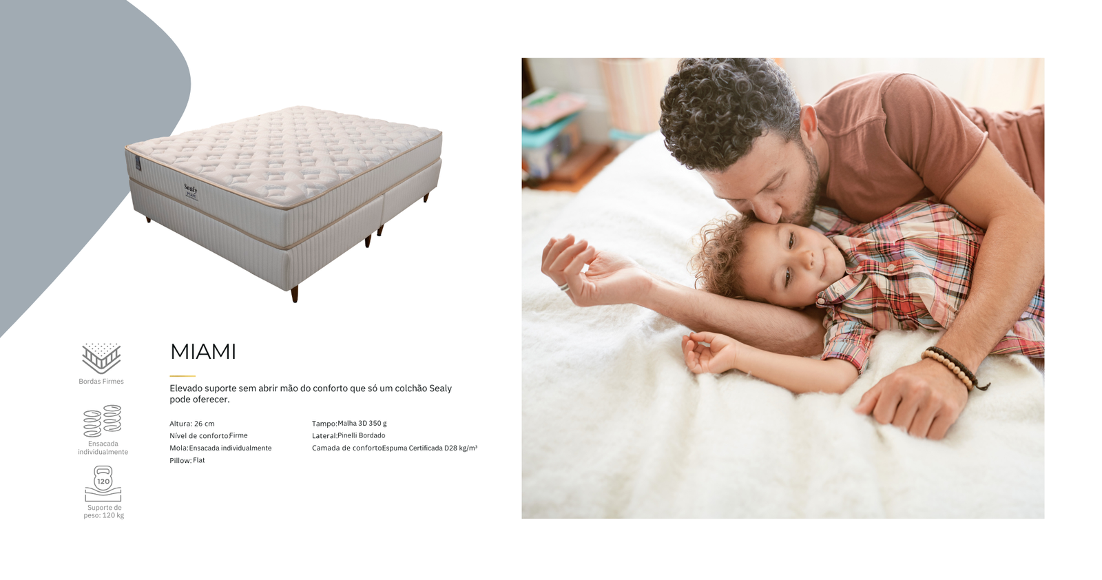 Colchão Sealy Natural Híbrida